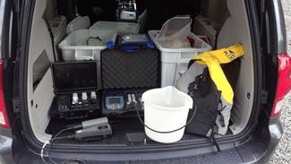 Van of science stuff